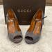 Gucci Shoes | Gucci Gray Suede Pumps | Color: Gray | Size: 37