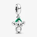 Disney-Bracelet à breloques Cendrillon Gus Mouse breloque pendante convient aux bracelets Pandora