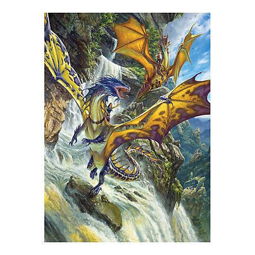 puzzle 1000 Teile - Waterfall Dragons