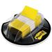 Post-it Flags MMM680HVYW Page Flags in Desk Grip Dispenser 1 x 1 3/4 Yellow 200/Dispenser