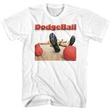 Dodgeball Movie Poster White Adult T-Shirt