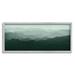 Stupell Industries Foggy Panoramic Mountain Range Photograph Gray Framed Art Print Wall Art Design by Ryan Fowler
