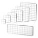 7 Pieces Acrylic Stamp Blocks Clear Stamp Blocks Acrylic Blocks for Stamping Set with Grid Decorative