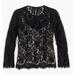 J. Crew Tops | J.Crew Black Lace Top & Pink Camisole, Sz. 12p - Nwot | Color: Black/Pink | Size: 12p