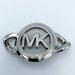 Michael Kors Jewelry | Michael Kors Silver Tone Stainless Steel Large Mk Logo Pendant | Color: Silver | Size: Os