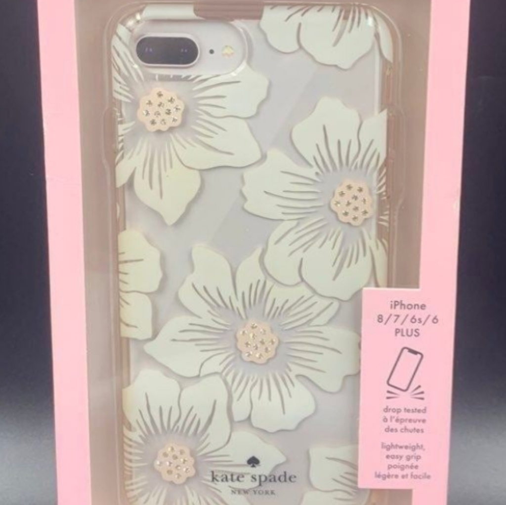 Kate Spade Accessories | Kate Spade Apple Iphone 8/ 7/ 6 Protective Hardshell Case - Hollyhock Floral | Color: White | Size: Os