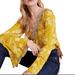 Free People Tops | Free People One On One Date Bodysuit In Marigold Small | Color: Yellow | Size: S