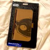 Disney Cell Phones & Accessories | Disney Star Wars Iphone 12 /12 Pro Phone Case | Color: Brown/Tan | Size: Os