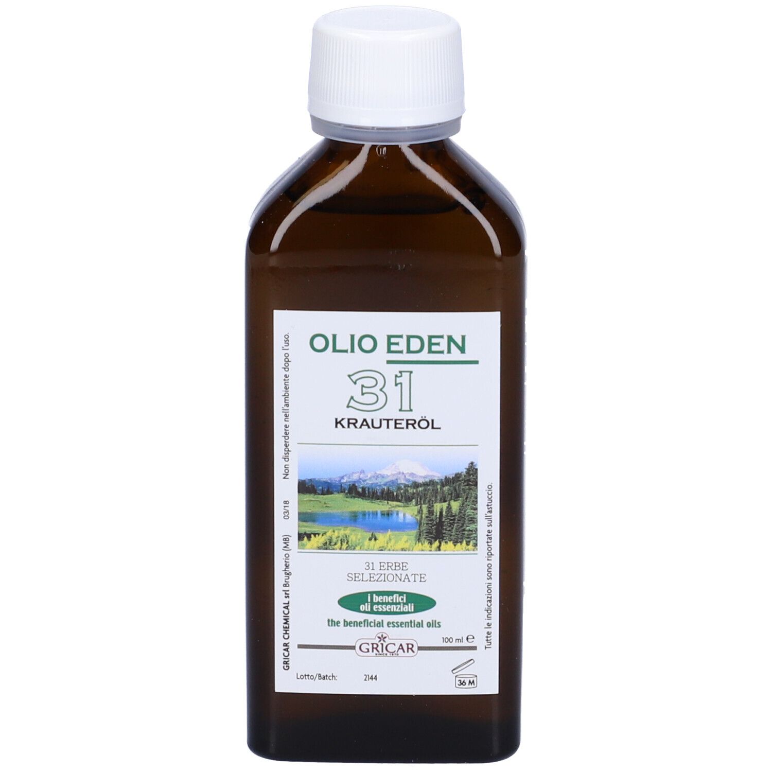 Olio Eden 31 Erbe 100 Ml ml