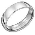Willis Judd Forever Together Mens Tungsten Ring in Fit Box 6mm Wedding Band Ring for Men Engagement Ring Comfort Fit Size U
