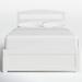 Viv + Rae™ Elliana Solid Wood Storage Platform Bed Wood in White | 41.375 H x 53.5 W x 81.5 D in | Wayfair DD43EAD8B584420F973FF7F4AD20E512