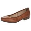 Ballerina RIEKER, Damen, Gr. 37, braun, Leder, elegant, Schuhe, Pumps, Business Schuh in schlichter Eleganz, Topseller