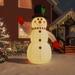 The Holiday Aisle® Inflatable Snowman w/ LEDs Holiday Blow up Ornaments Decorations, Polyester | 96 H in | Wayfair 2462CDE9E40D42A2B9BD6A6B1BF185F0