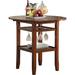 Red Barrel Studio® Counter Height Drop Leaf Dining Table Wood in Brown | 36 H in | Wayfair 7D09C0D74FCD40A4B8422441467FE9E5