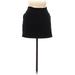 Express Casual Bodycon Skirt Mini: Black Print Bottoms - Women's Size Large