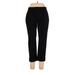 Nine West Casual Pants - High Rise Straight Leg Cropped: Black Bottoms - Women's Size 10