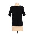 Old Navy Short Sleeve Top Black Crew Neck Tops - Women's Size Small