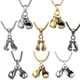 Gants de boxe pendentifs colliers breloques couleur Antique Sport bijoux accessoires cadeaux