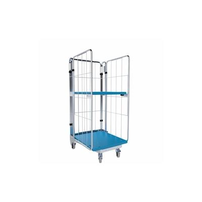 Rollbehälter nestbar 1450 KU, 725 x 820 mm, 3-seitig, 1 ZWB KU klappbar, Cr 3 Image