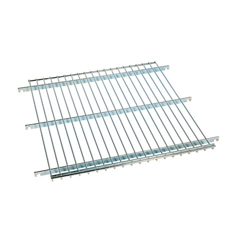 Drahtgitterzwischenboden für Stahlrollbehälter, 600 x 600 mm, AK 20 mm / einlegbar, Cr 3 Image