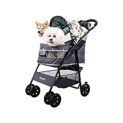 Ibiyaya Cloud 9 Dog & Cat Pet Stroller, Mint Green, Small