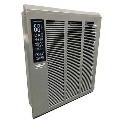 DAYTON 400C58 Recessed Electric Wall-Mount Heater, Recessed or Surface, 4000 W,