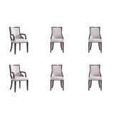 Grand Faux Leather Dining Chair with Beech Wood Frame (Set of 2)