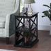 Convenience Concepts Coventry Chairside End Table with Shelves