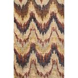 Abstract Moroccan Oriental Area Rug Handmade Jute Carpet - 3'9" x 5'6"