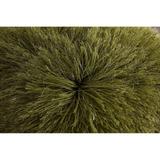 "Decorative" Shaggy Pillow with Lurex (18-in x 18-in)