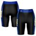 Women's Black/Blue McNeese State Cowboys Striped Design Bike Shorts