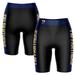 Women's Black/Navy FIU Panthers Plus Size Striped Design Bike Shorts