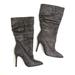 Jessica Simpson Shoes | Jessica Simpson Layzer Rhinestone Slouch Boots | Color: Gray/Silver | Size: 5.5