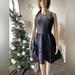 Kate Spade Dresses | Kate Spade Embellished Dress Black Size 2 New | Color: Black/Silver | Size: 2