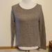 Anthropologie Sweaters | Anthropologie Moth Wool Cotton Blend High Low Sweater Knit Top Medium | Color: Brown/Tan | Size: M