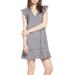 Madewell Dresses | Madewell - Gingham Ruffle Dress | Color: Black/White | Size: 2