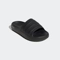 Badesandale ADIDAS ORIGINALS "AYOON ADILETTE" Gr. 39, schwarz-weiß (core black, cloud white, core black) Schuhe Badelatschen Pantolette Schlappen Wasserschuhe