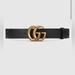 Gucci Accessories | Gucci Black Gg Leather Belt 90 (36) | Color: Black | Size: 90 (36)