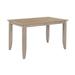 Red Barrel Studio® Jahmeel Counter Height 60" Solid Oak Dining Table Wood in Brown | 36 H x 60 W x 38 D in | Wayfair