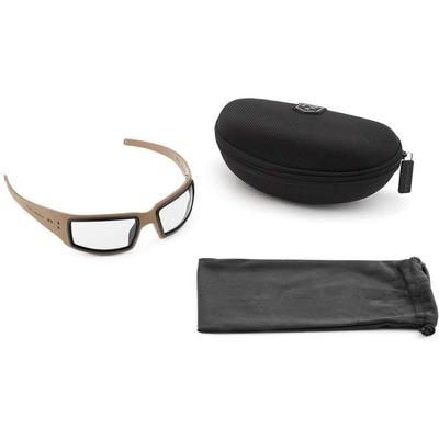 Revision Speed Demon Sunglasses Basic Kits Cerakote Coyote Brown Frame Clear Lens 4-0756-0014