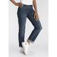 Low-rise-Jeans ALIFE & KICKIN "Straight-Fit AileenAK" Gr. 30, Länge 32, blau (dark blue used) Damen Jeans