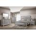 Red Barrel Studio® Queen Platform Bed Wood & /Upholstered/Microfiber/Microsuede in Brown/Gray | 70 H x 65 W x 67 D in | Wayfair