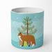 The Holiday Aisle® Red Fox Pine/Christmas Tree Scented Jar Candle Soy in Blue/Green | 3.75 H x 3.25 W x 3.25 D in | Wayfair