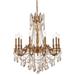 Rosalia 28" Wide French Gold Crystal 10-Light Chandelier