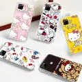 Hello Kitty – coque de téléphone portable transparente étui de protection pour Motorola Moto E40