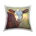 Stupell Country Cow Portrait Printed Throw Pillow Design by Rita Kirkman
