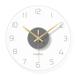 Modern Round Ultra-thin Tempered Glass Wall-mounted Clock - 11.6in