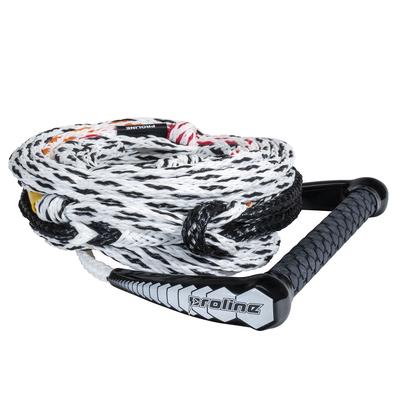 CWB Connelly Proline LG Wakesurf Rope w/ Floating Handle & 75 Ft Mainline, White - 2