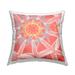 Stupell Nautical Fractal Starfish Pattern Printed Throw Pillow Design by Geoff Tygert