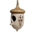 Taqqpue Bird Feeders for Outdoors Hanging Bird House Bird Feeder Wooden Exterior Hanging Indoor And Outdoor Garden Decoration Bird House Hut for Outside Garden Yard Decorations on Clearance